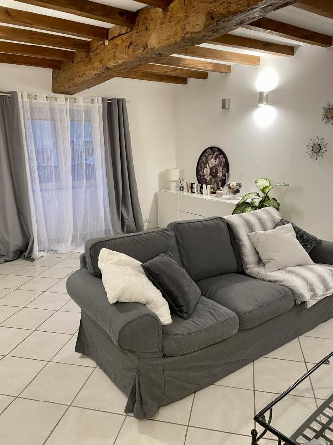 Les Glycines Villa Hieres-Sur-Amby Buitenkant foto