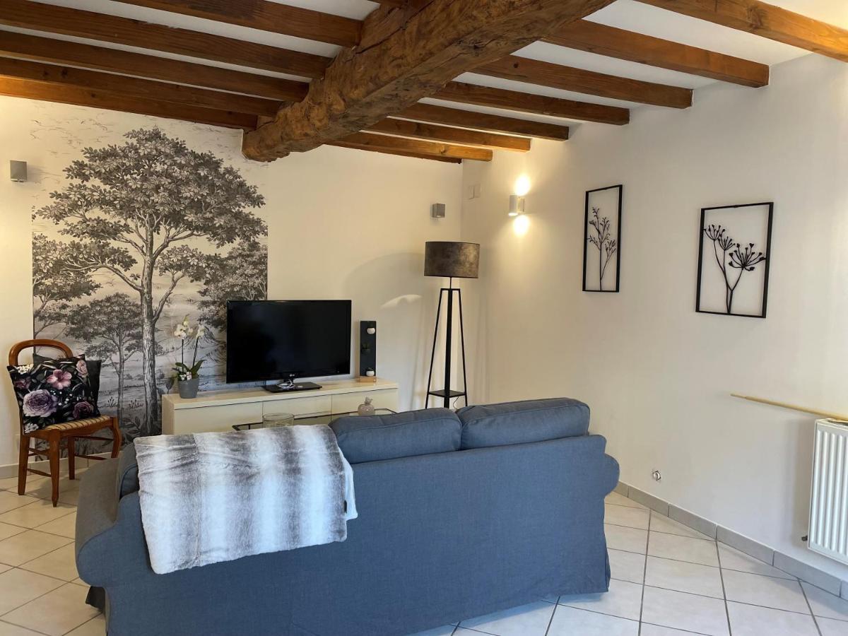 Les Glycines Villa Hieres-Sur-Amby Buitenkant foto