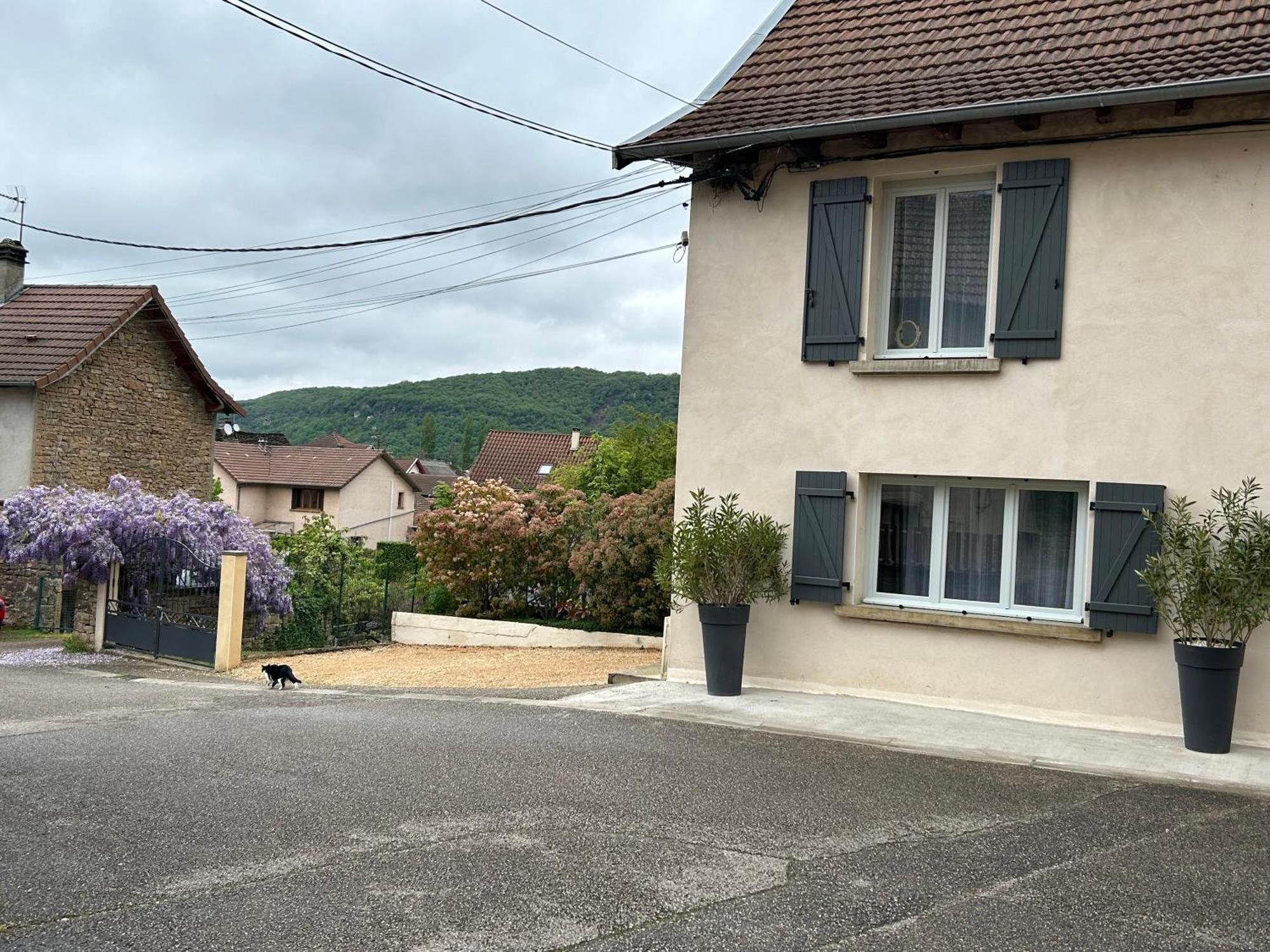 Les Glycines Villa Hieres-Sur-Amby Buitenkant foto