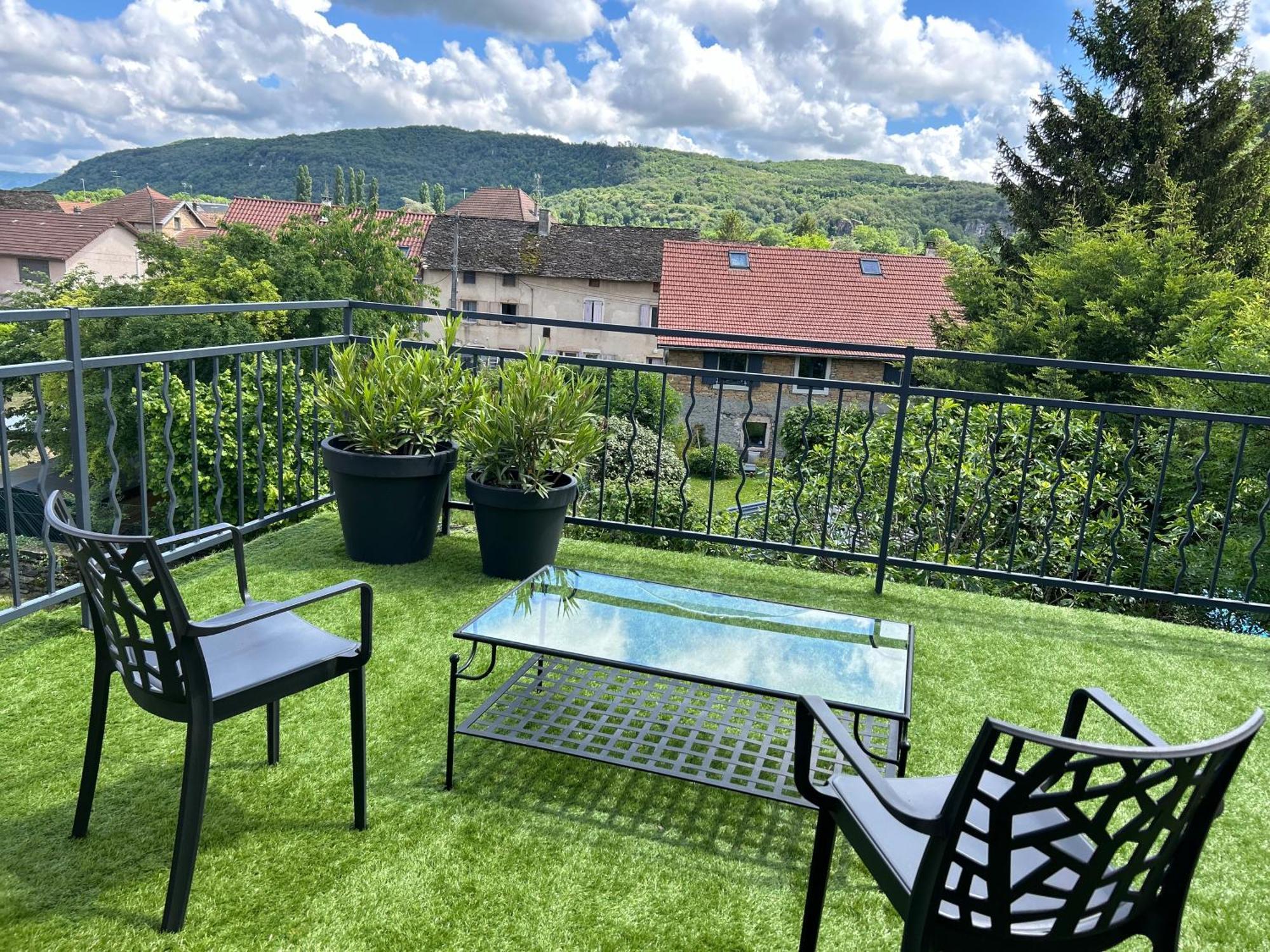 Les Glycines Villa Hieres-Sur-Amby Buitenkant foto
